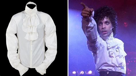 Prince's ruffled 'Purple Rain' shirt, other wardrobe items hit the auction block